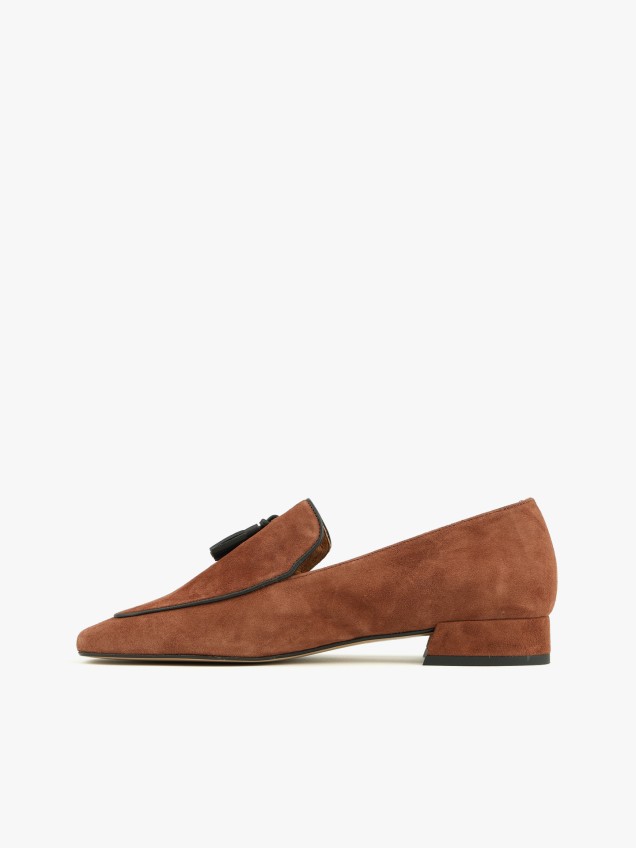 Loafers em Camurça