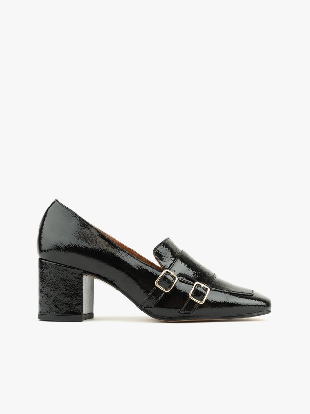 Sapatos de Salto Alto com Dupla Fivela