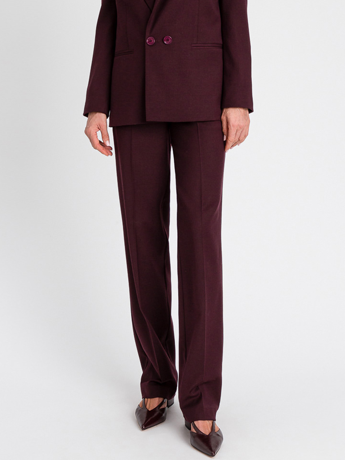 Calças de Alfaiataria com Vinco