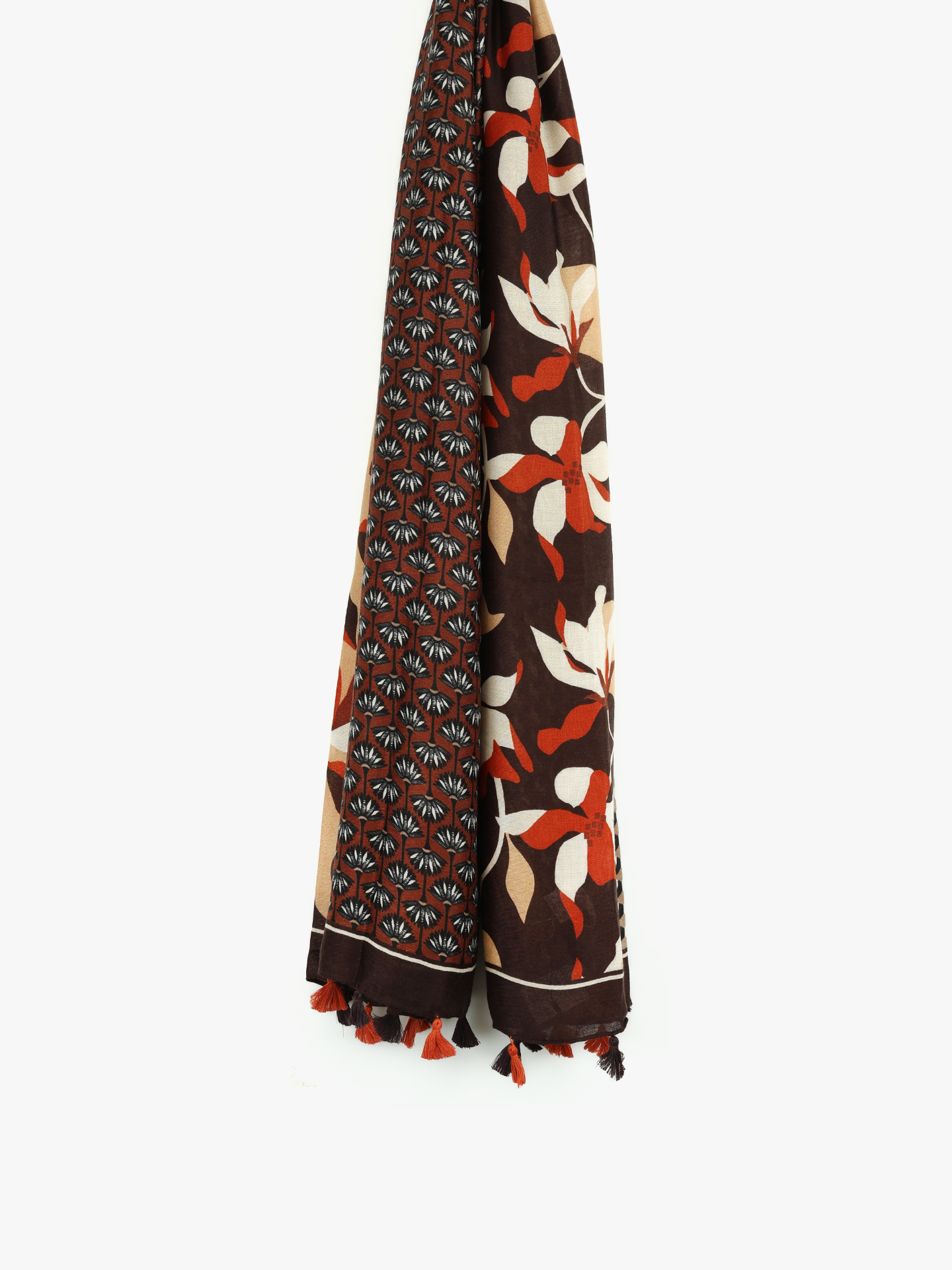 Echarpe com Padr�o Misto