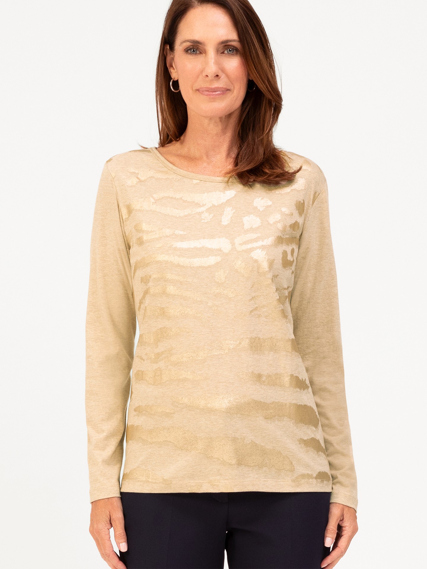 Camisola com Estampado Metalizado Dami