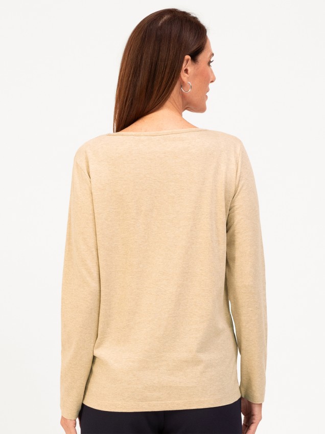 Camisola com Estampado Metalizado Dami