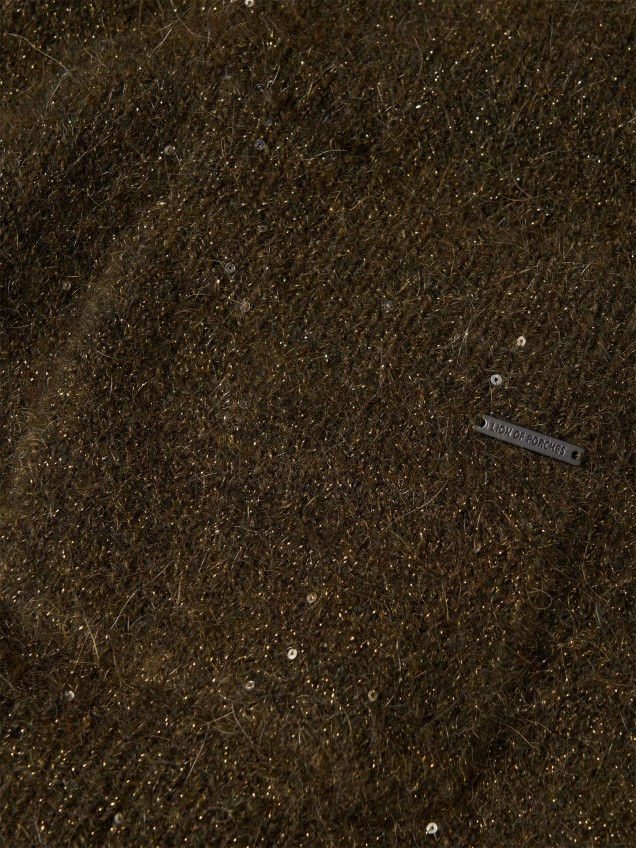 Casaco de Malha com Decote em V