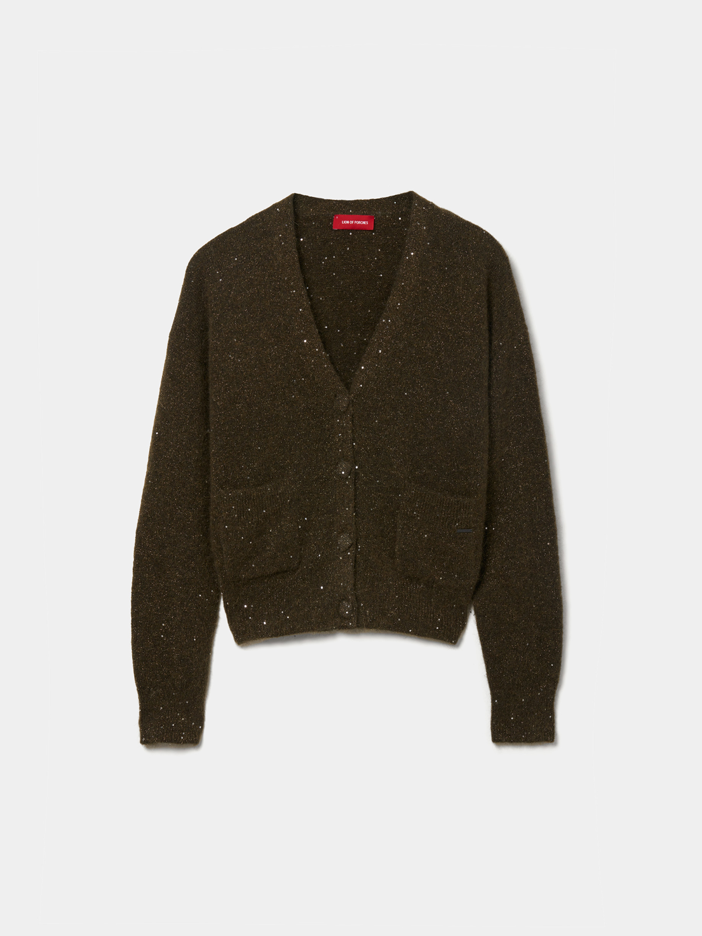 Casaco de Malha com Decote em V