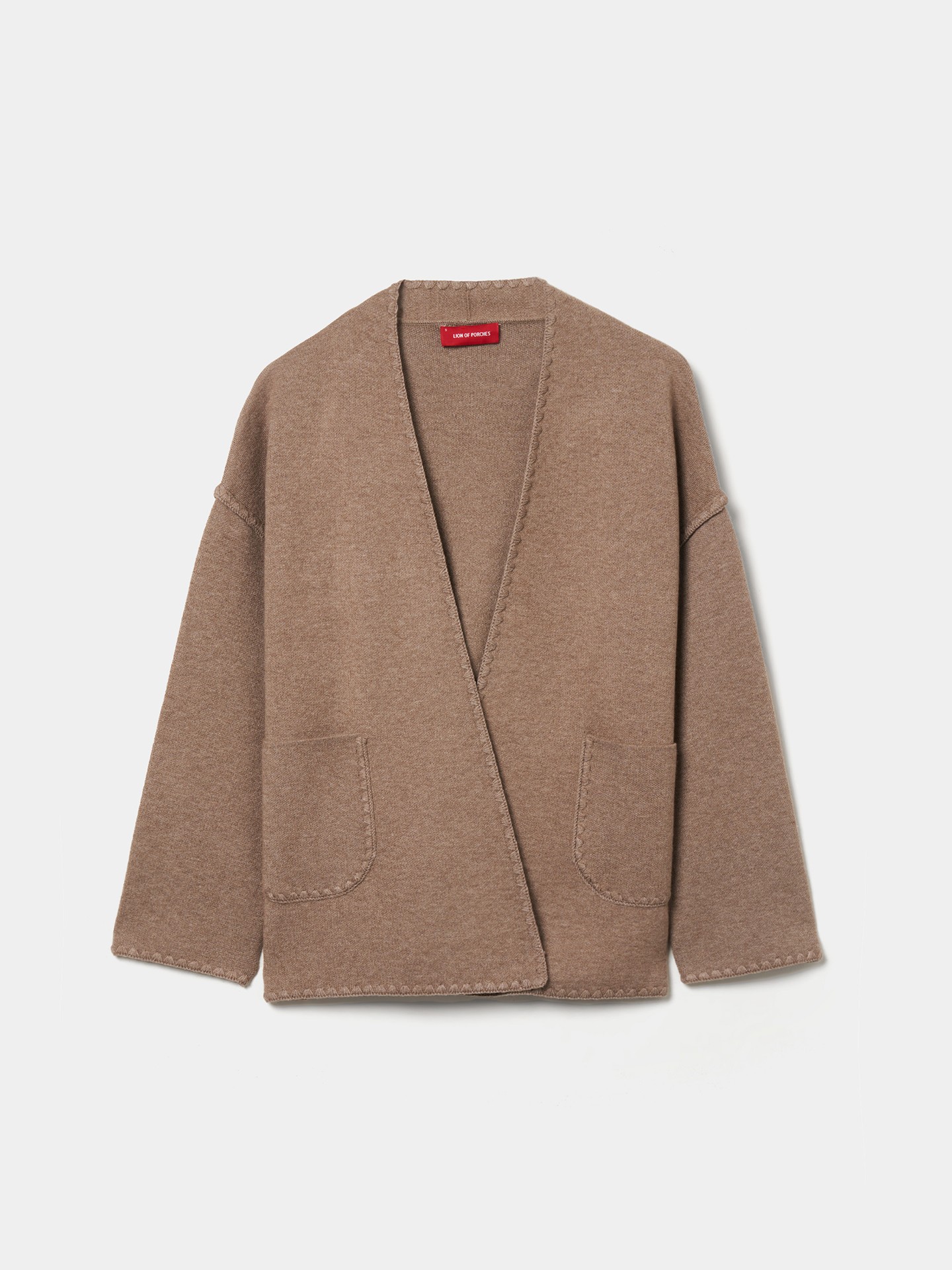 Casaco de Malha com Decote em V