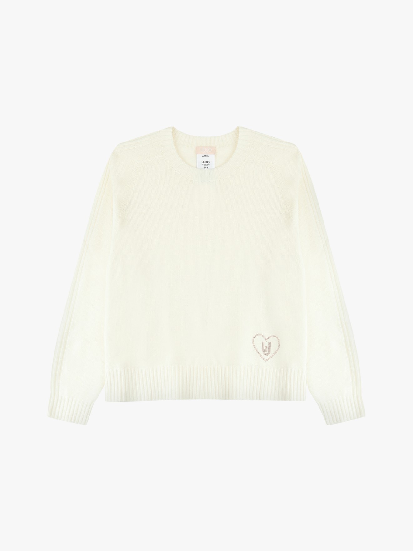 Camisola de L com Corao em Strass