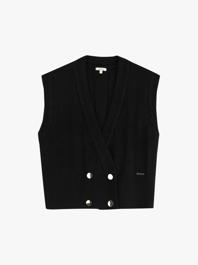 Colete de Malha Canelada