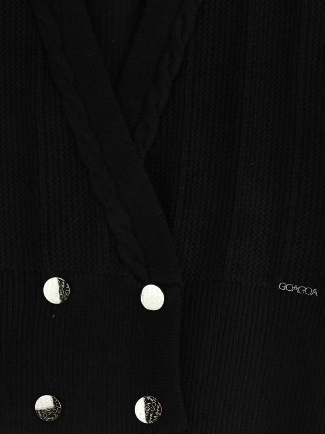 Colete de Malha Canelada