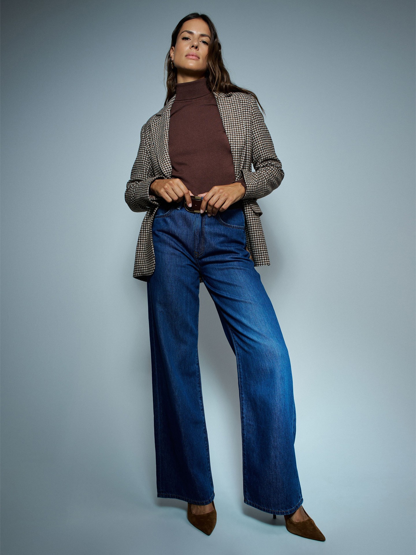 Calças de Ganga Wide Leg