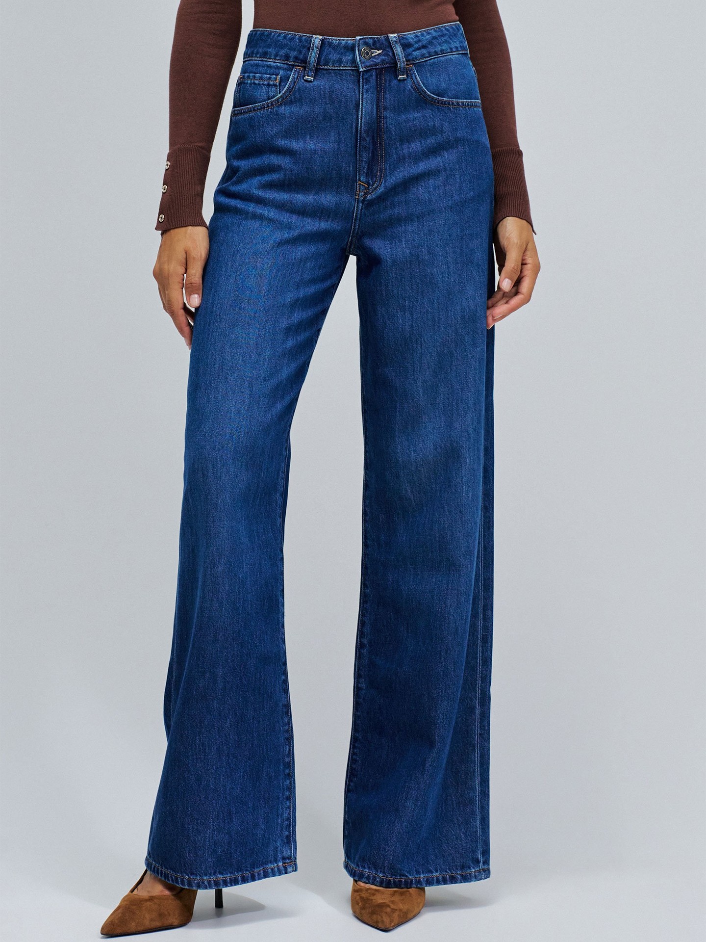 Calças de Ganga Wide Leg