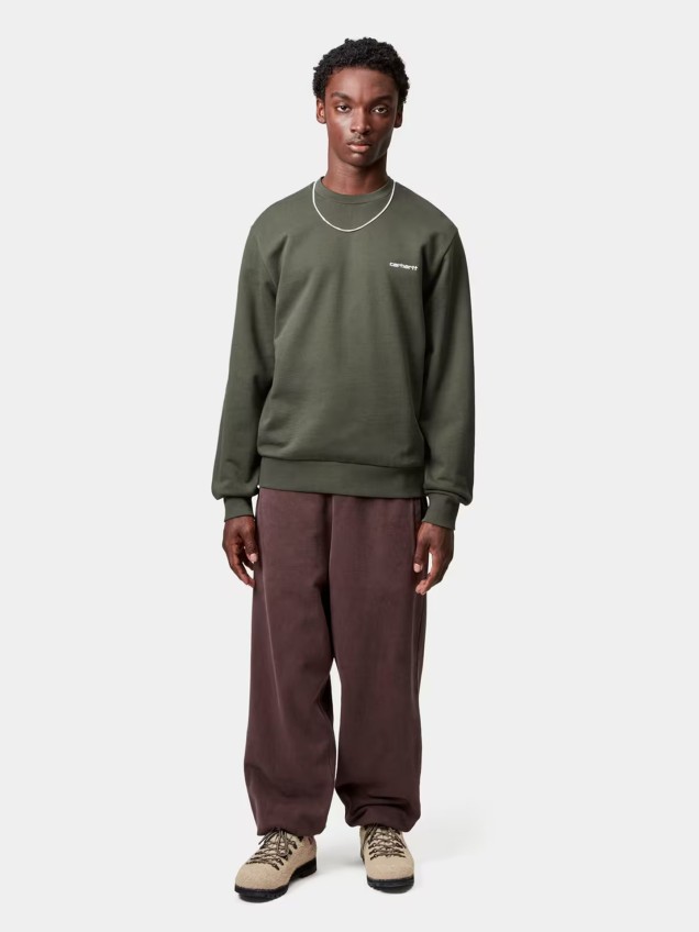 Sweatshirt Script Embroidery