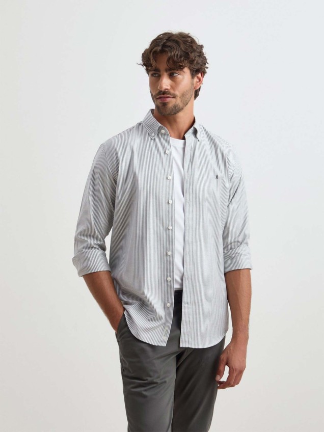Camisa Regular Fit �s Riscas