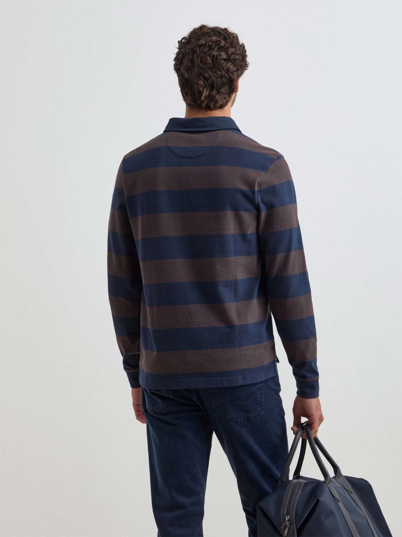 Polo de Manga Comprida s Riscas