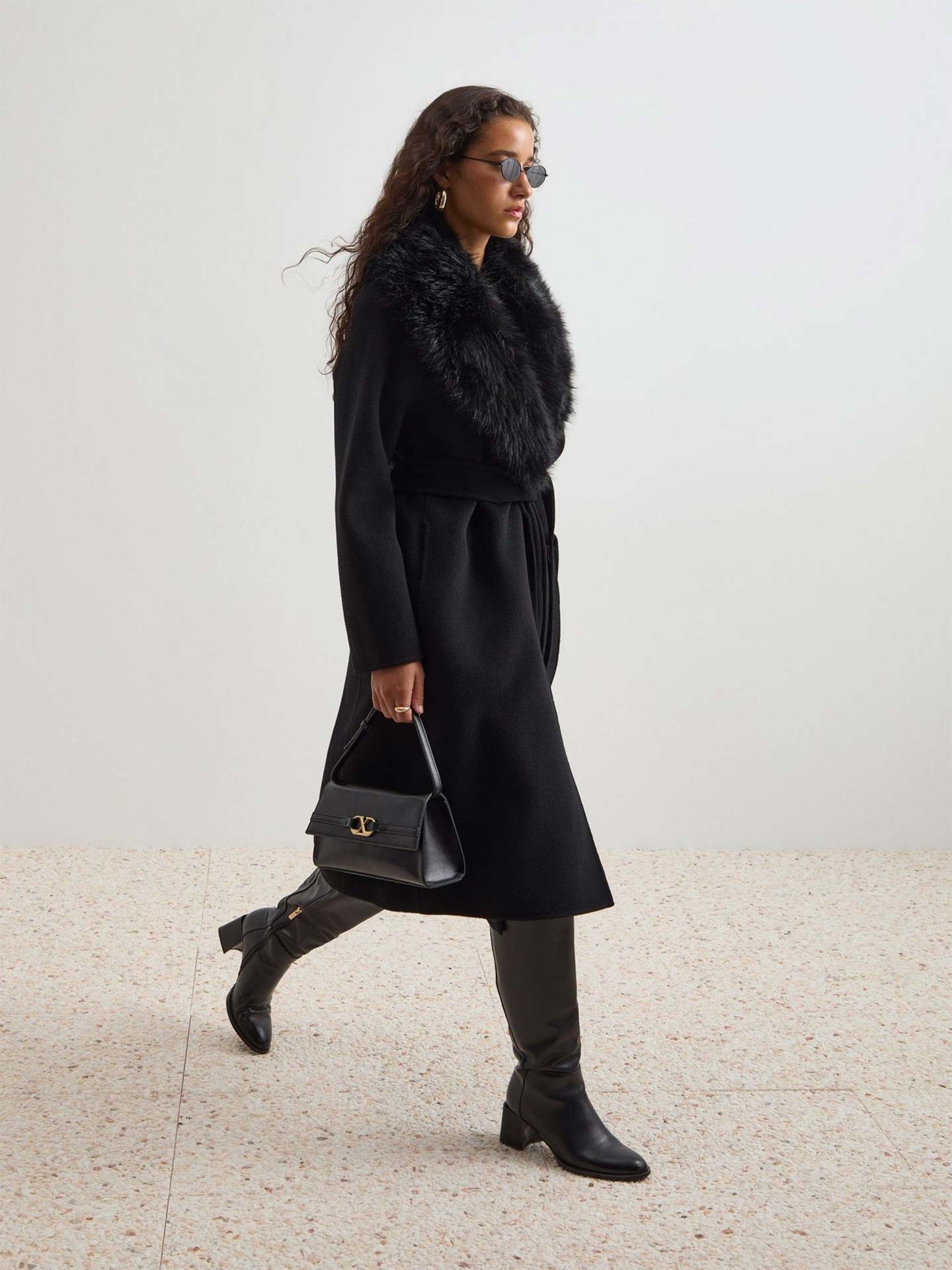 Casaco Comprido em Lã