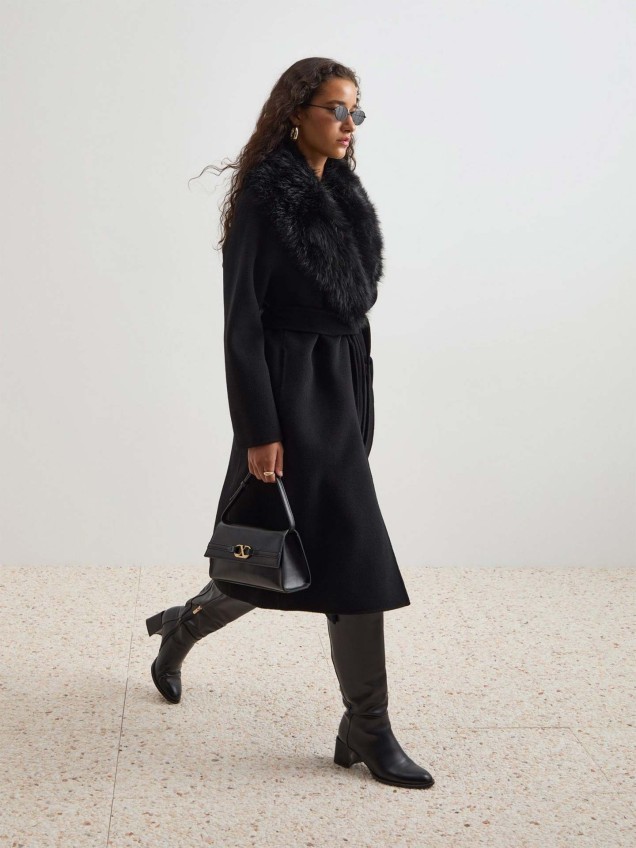 Casaco Comprido em Lã