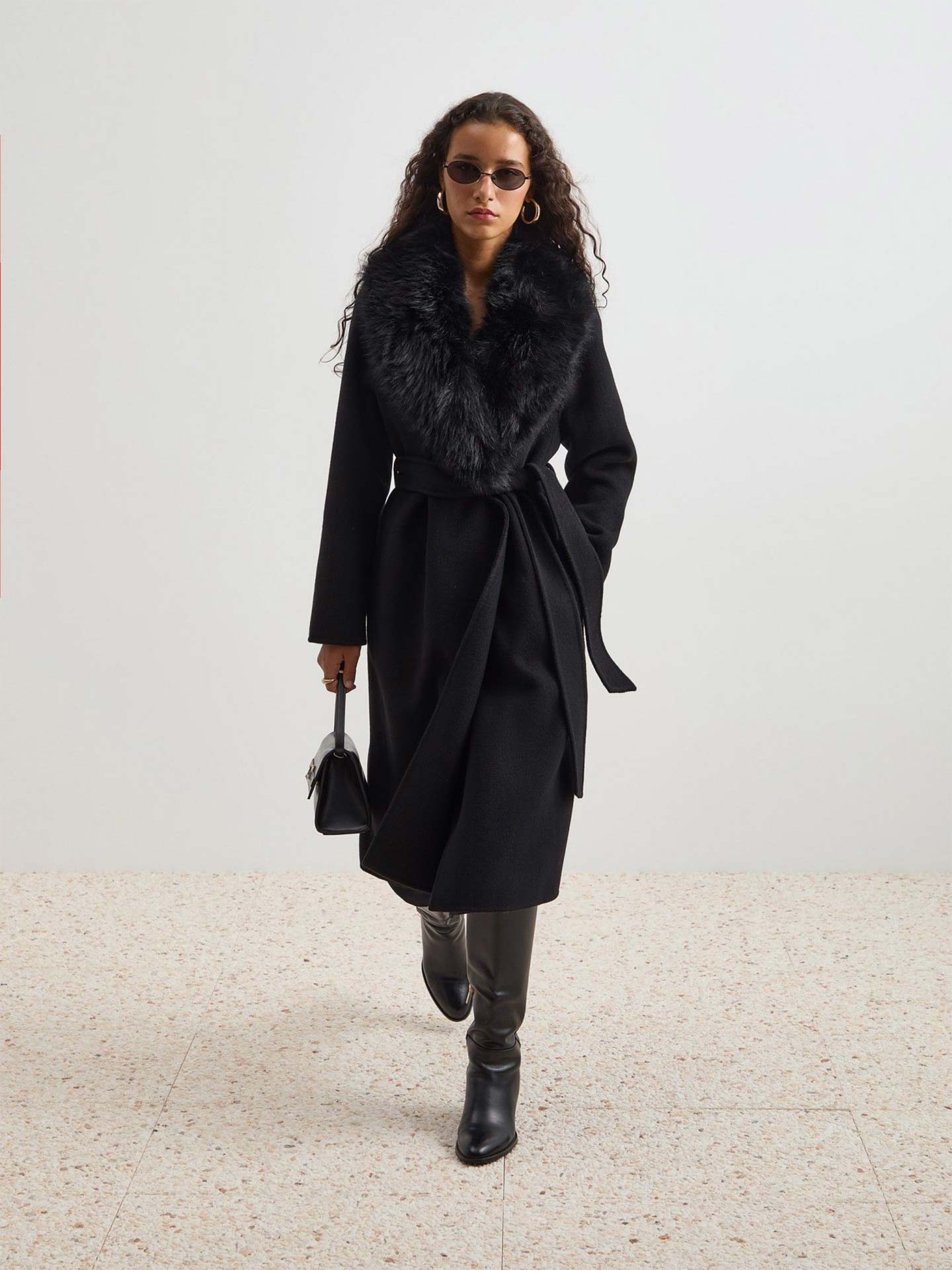 Casaco Comprido em Lã