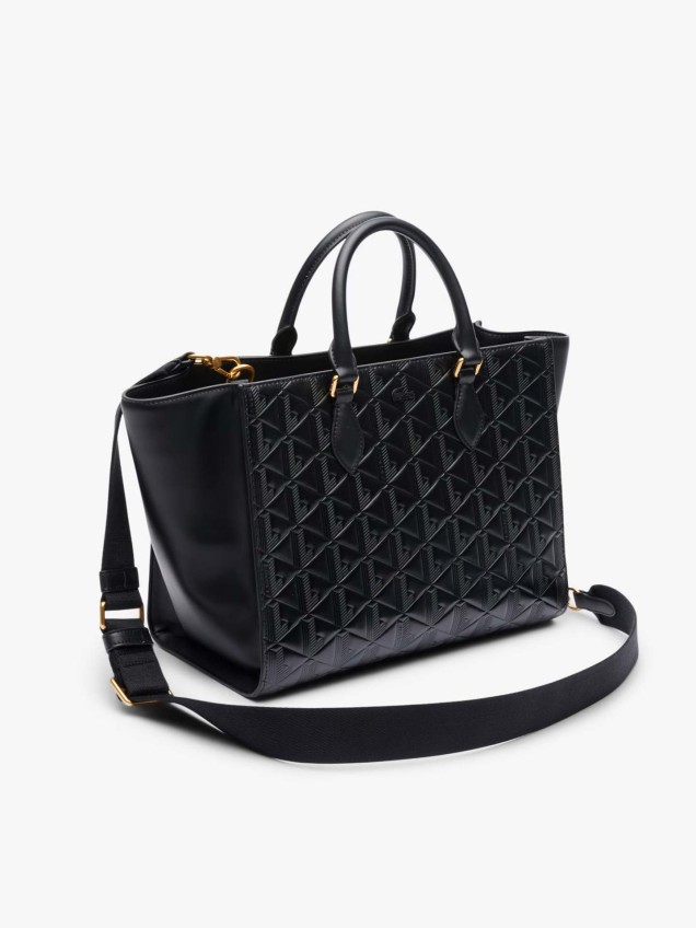 Tote Bag Grande com Monograma Maheki
