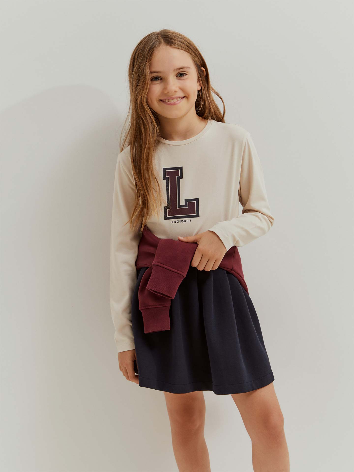 Camisola de Manga Comprida com Estampado