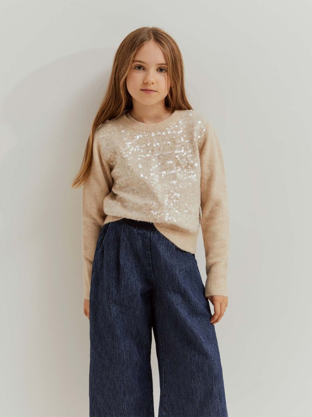 Calças de Ganga Wide Leg