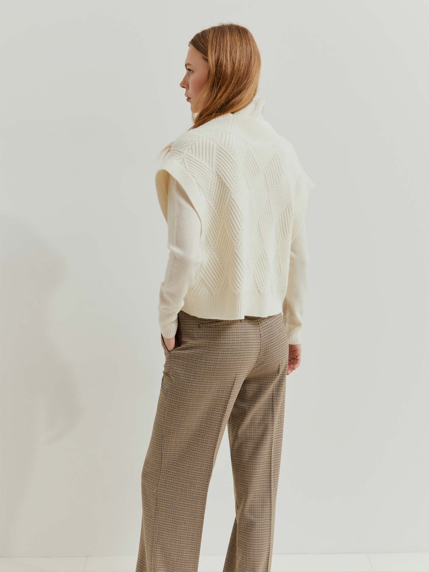 Colete de Lã Tricotado