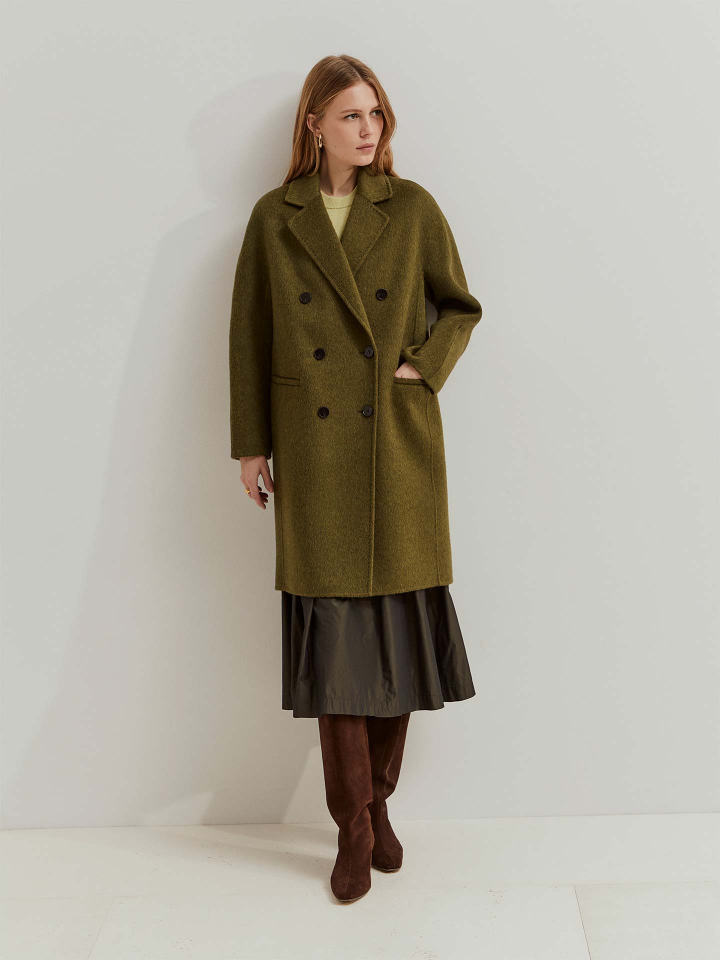 Sobretudo de Trespasse em Lã