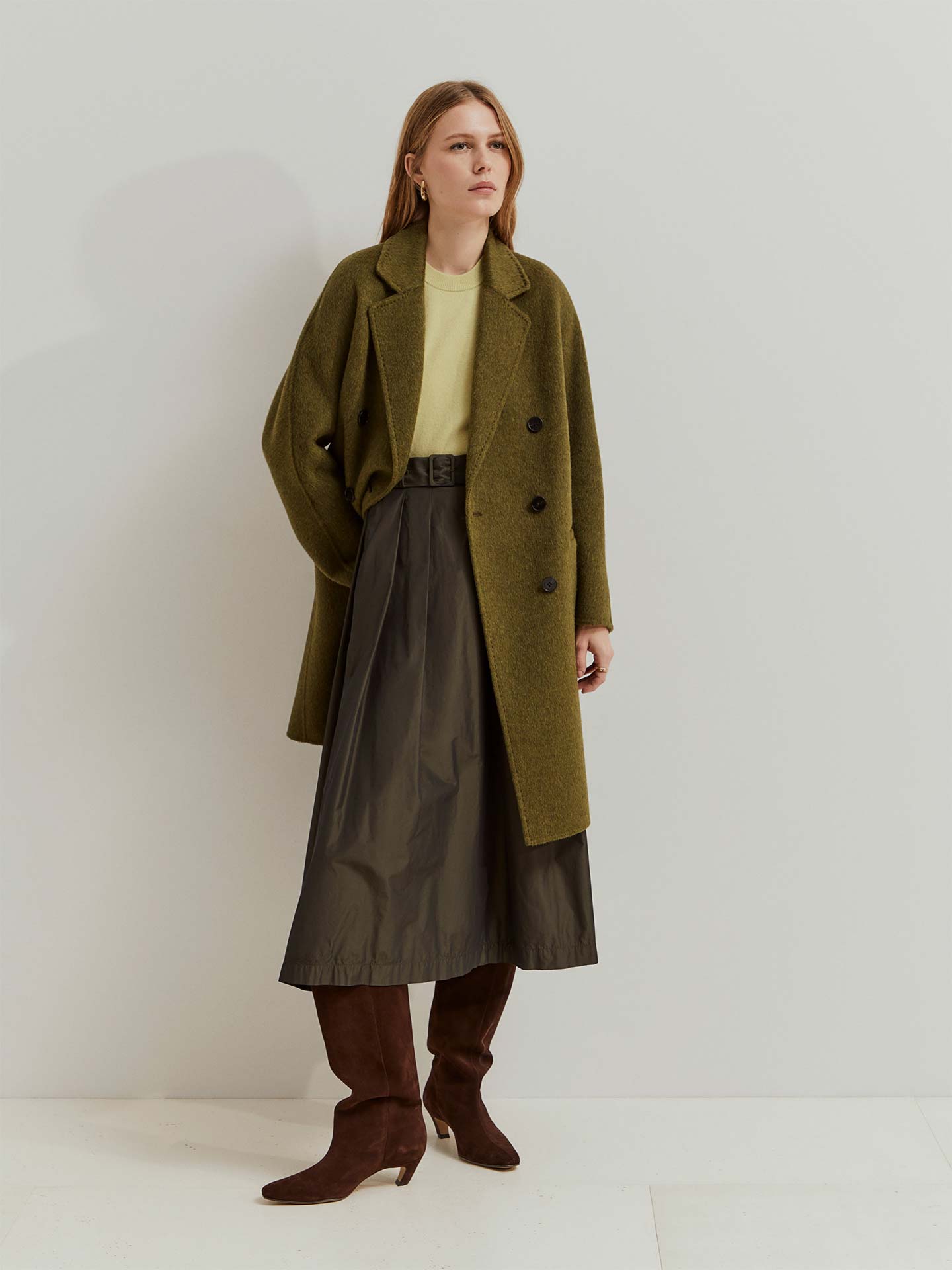 Sobretudo de Trespasse em Lã