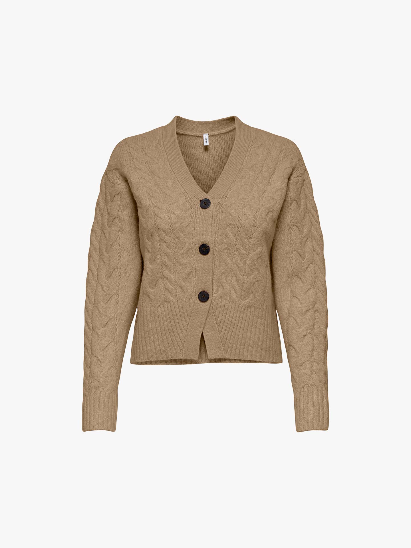 Casaco de Malha Entrançada