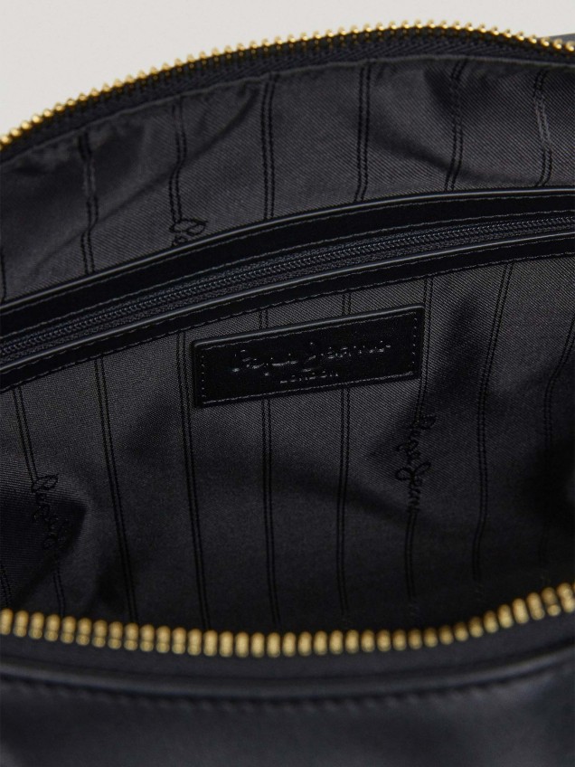 Mala de Ombro Efeito Couro