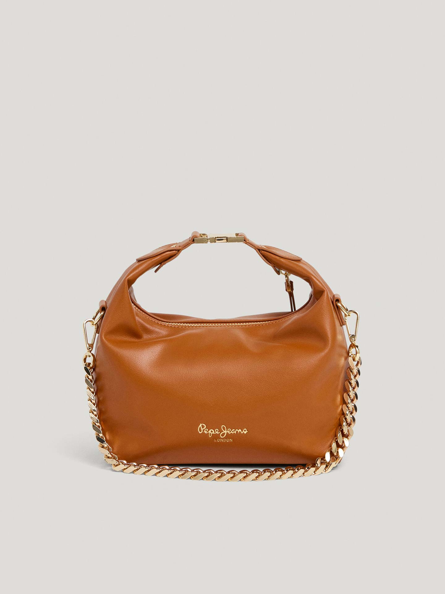 Mala de Ombro Efeito Couro