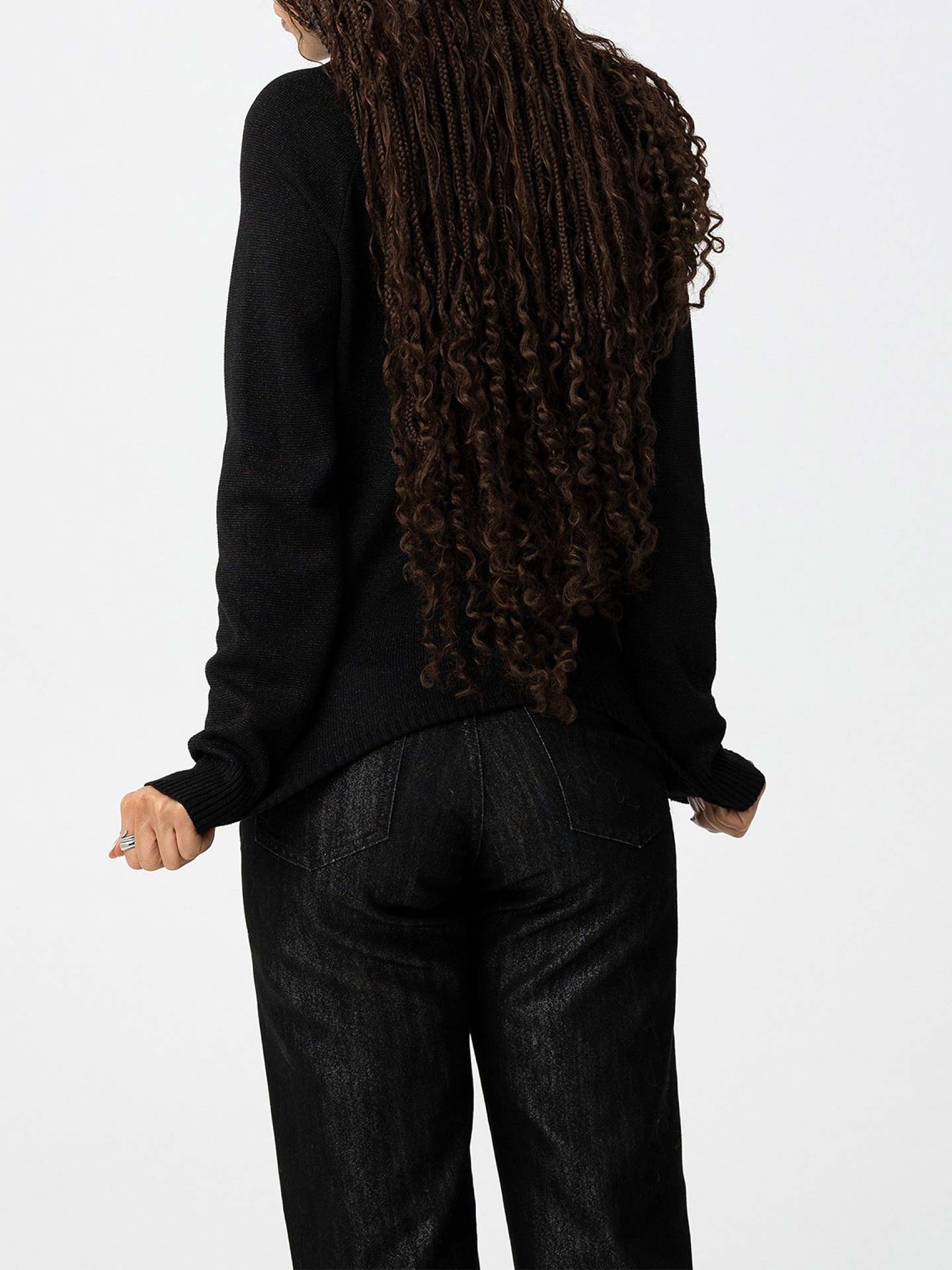 Camisola de Malha Decote em V