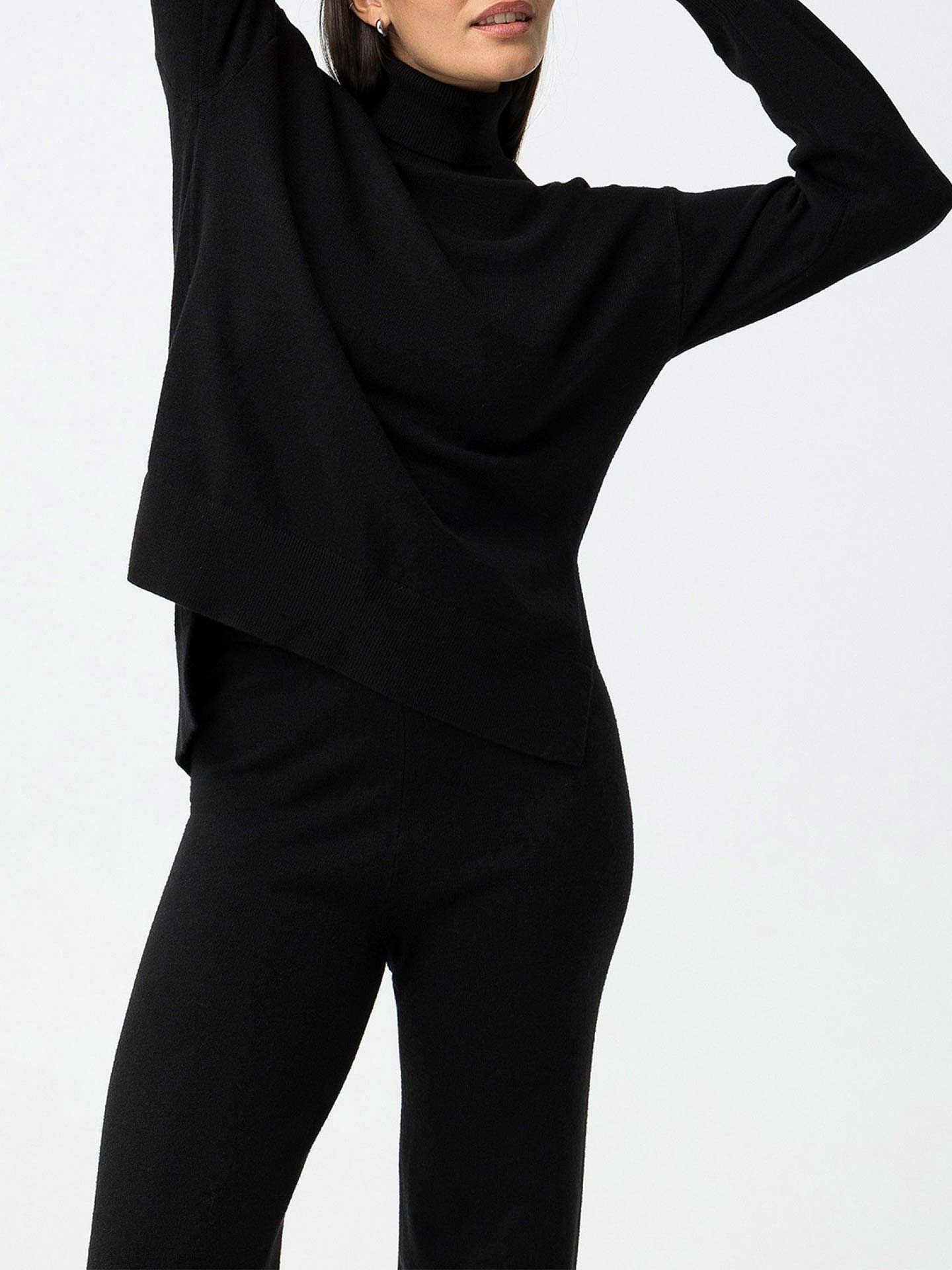 Camisola de Malha de Gola Alta