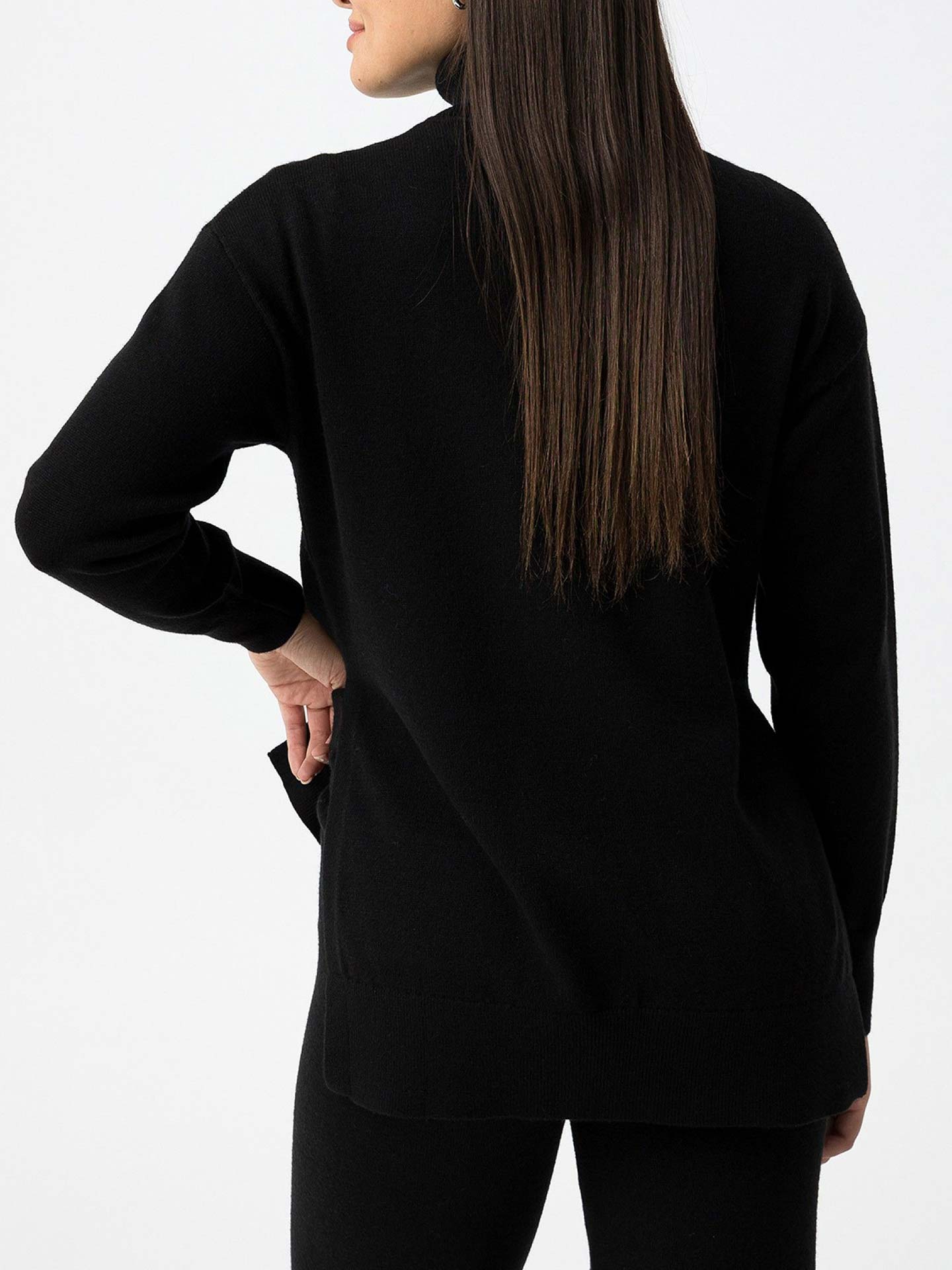 Camisola de Malha de Gola Alta