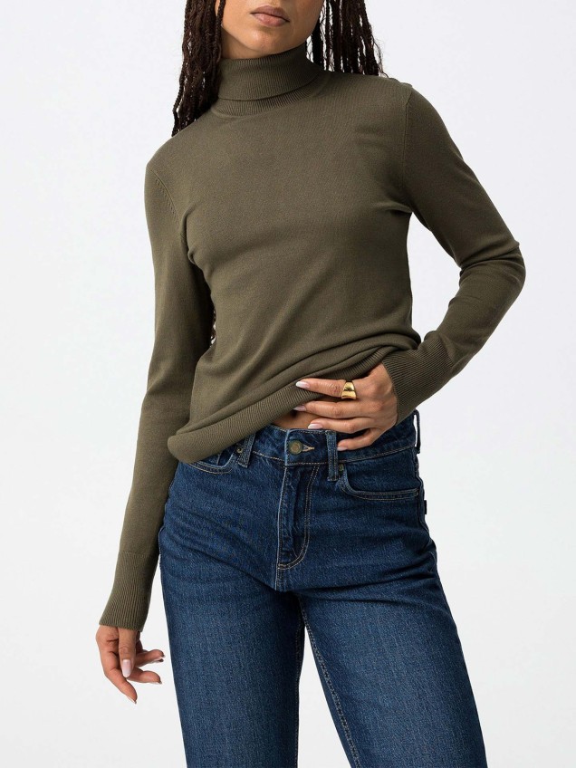 Camisola de Gola Alta Agate