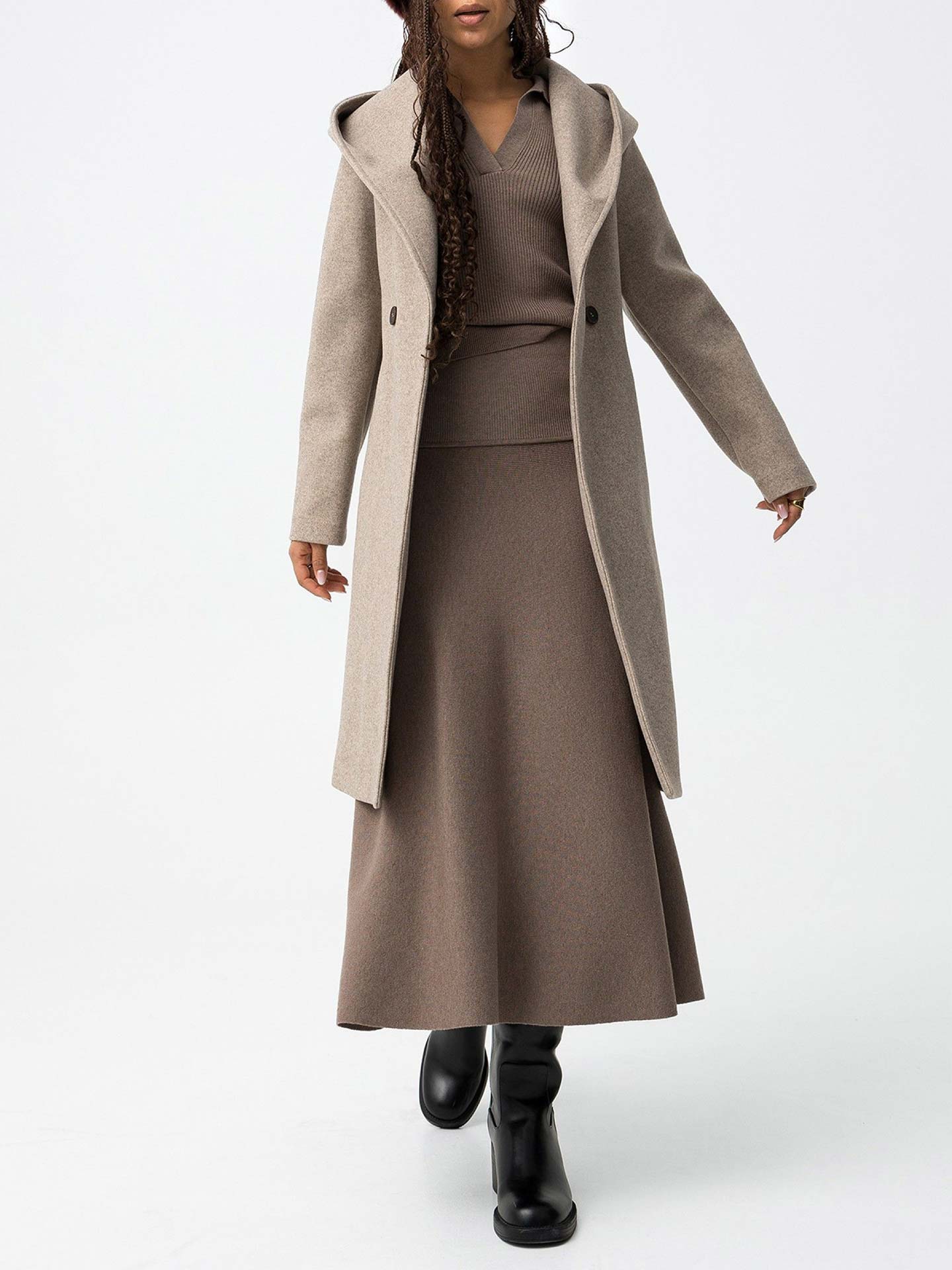 Casaco Comprido com Capuz