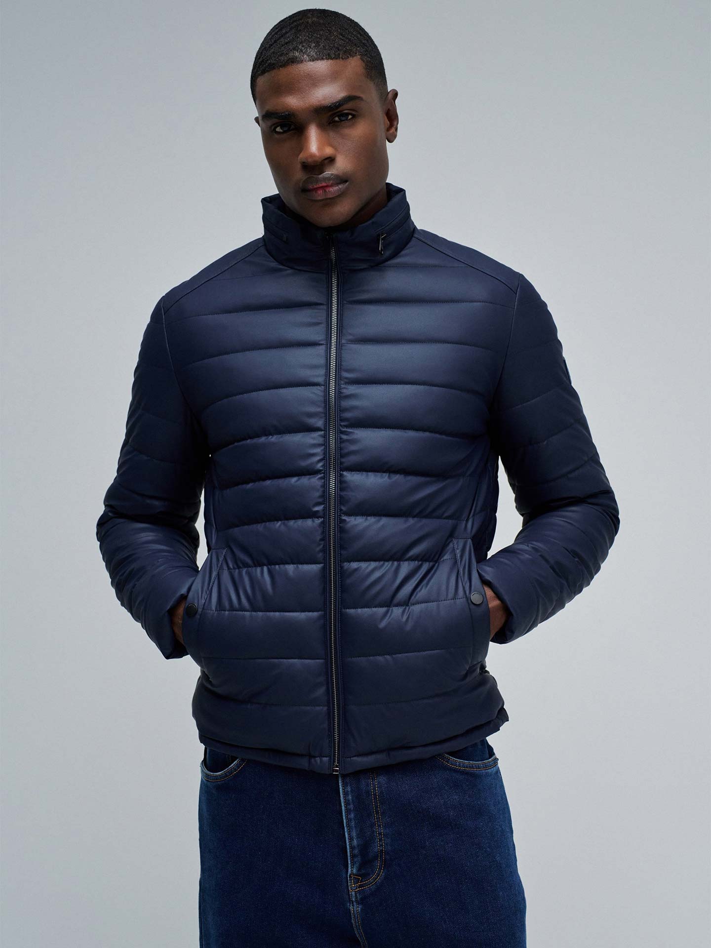 Casaco Puffer Impermeável