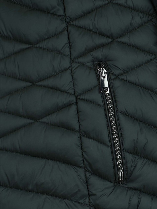 Parka Acolchoada com Capuz