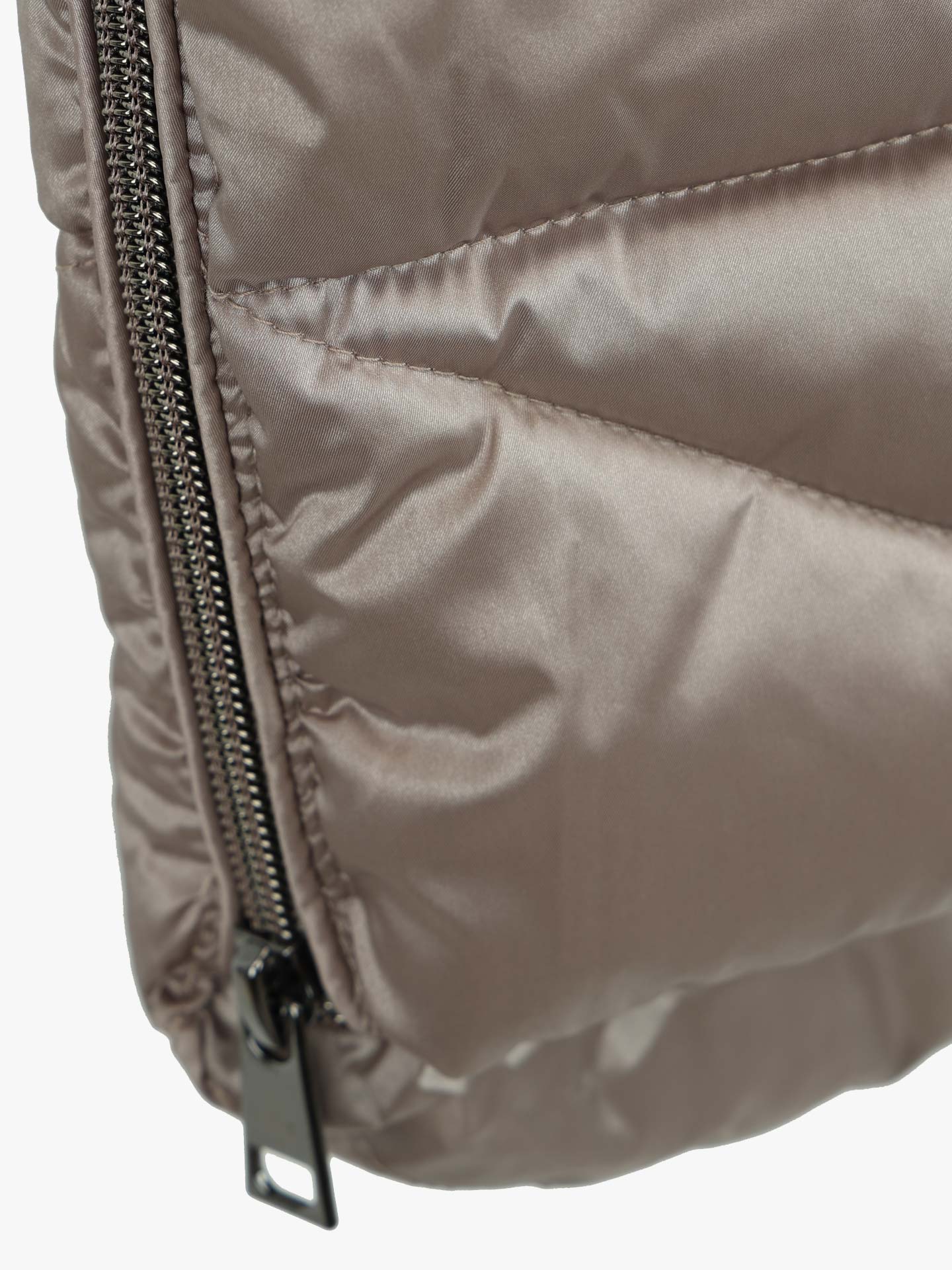 Parka Comprida Acolchoada com Capuz