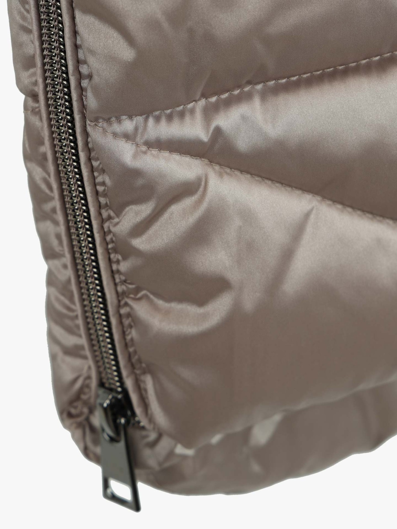 Parka Comprida Acolchoada com Capuz