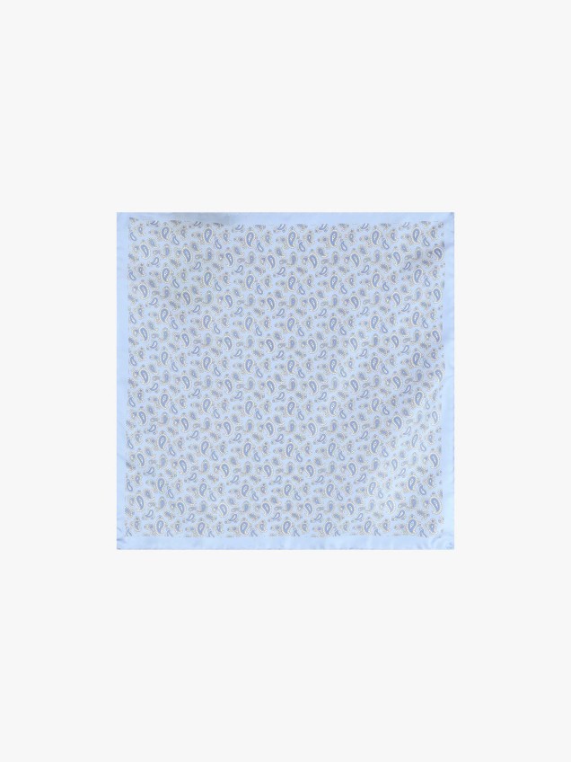 Leno de Seda com Padro Paisley