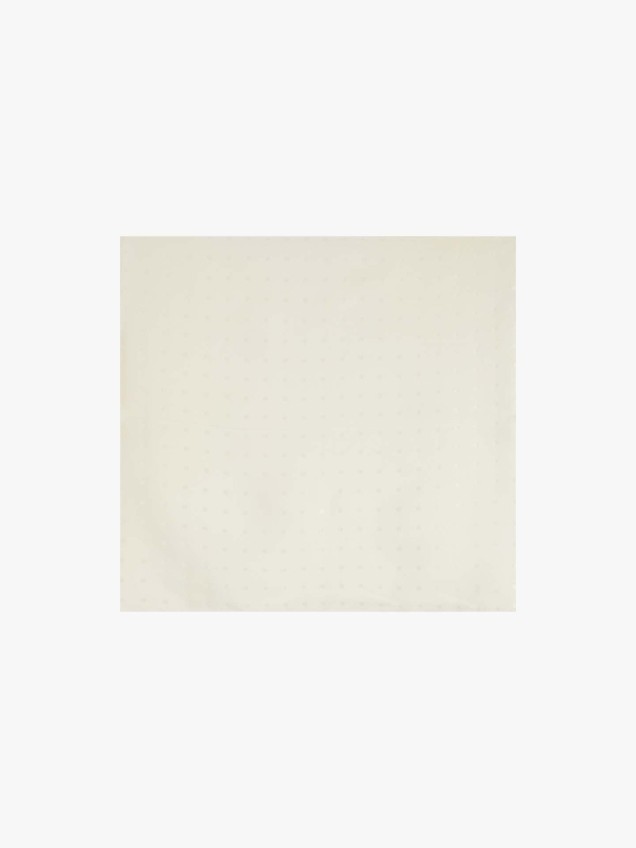 Leno de Seda com Padro de Bolinhas