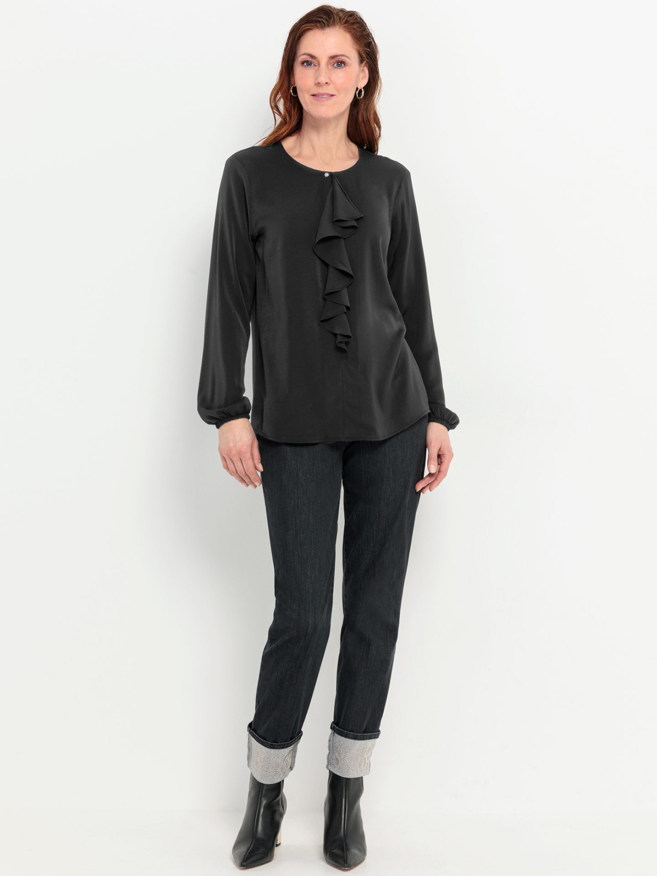 Blusa com Detalhe de Folho Vianna