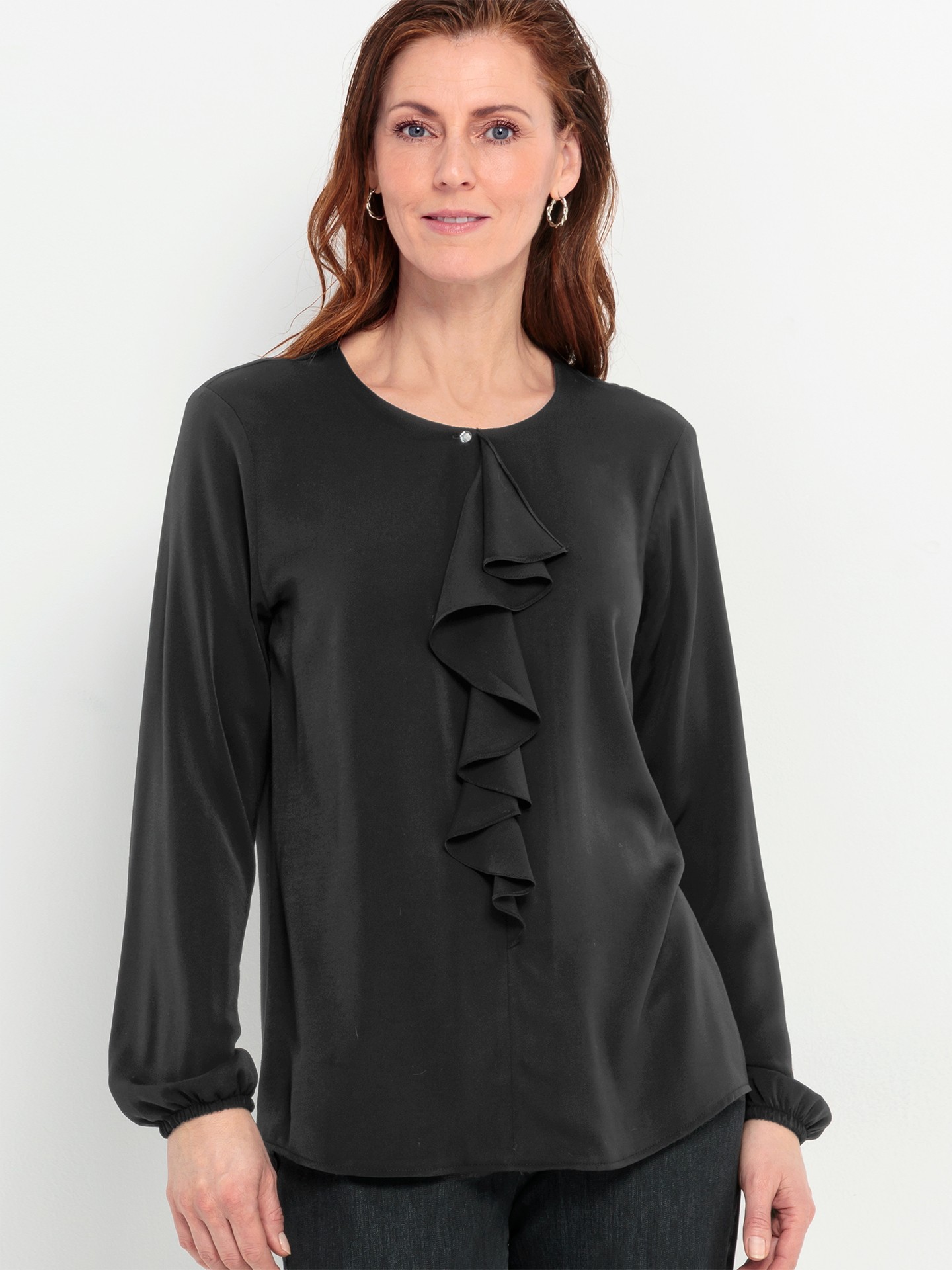 Blusa com Detalhe de Folho Vianna