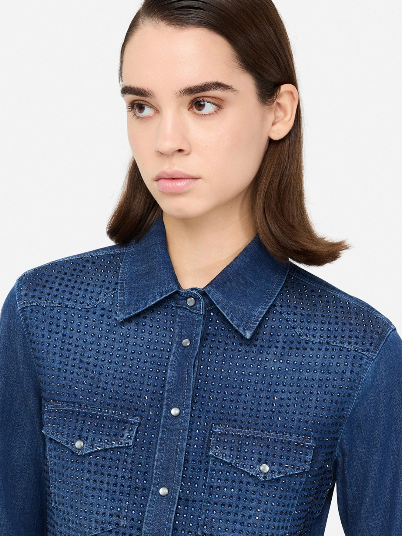 Camisa de Ganga com Strass