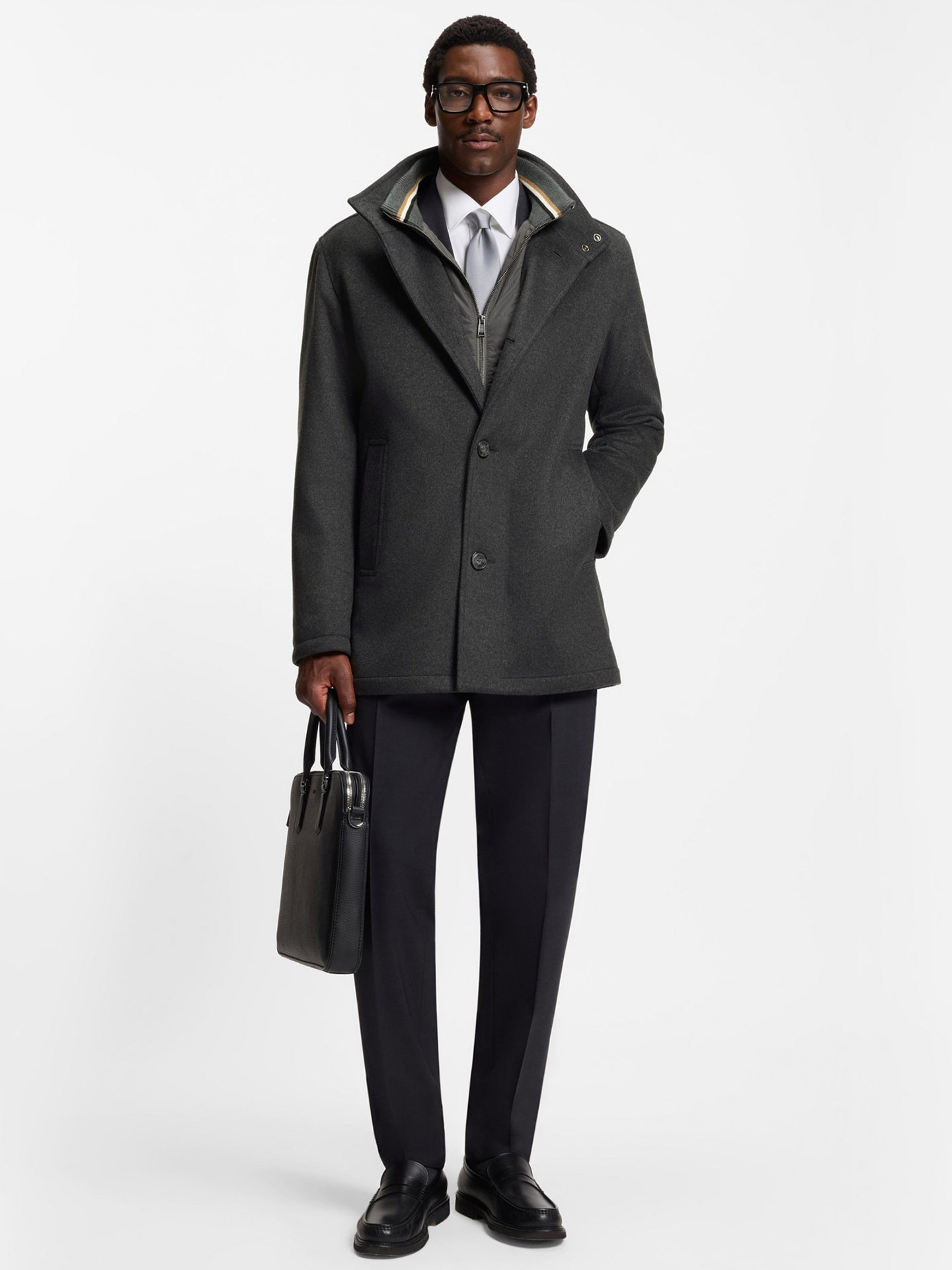 Sobretudo Curto em Lã