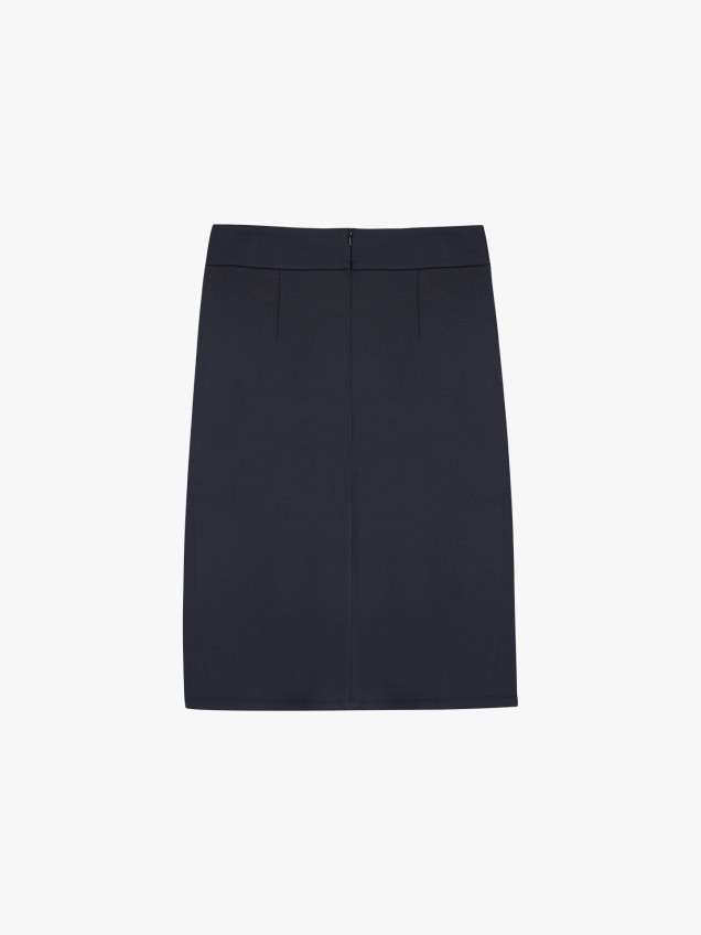 Saia Cruzada com Detalhe de Fivela