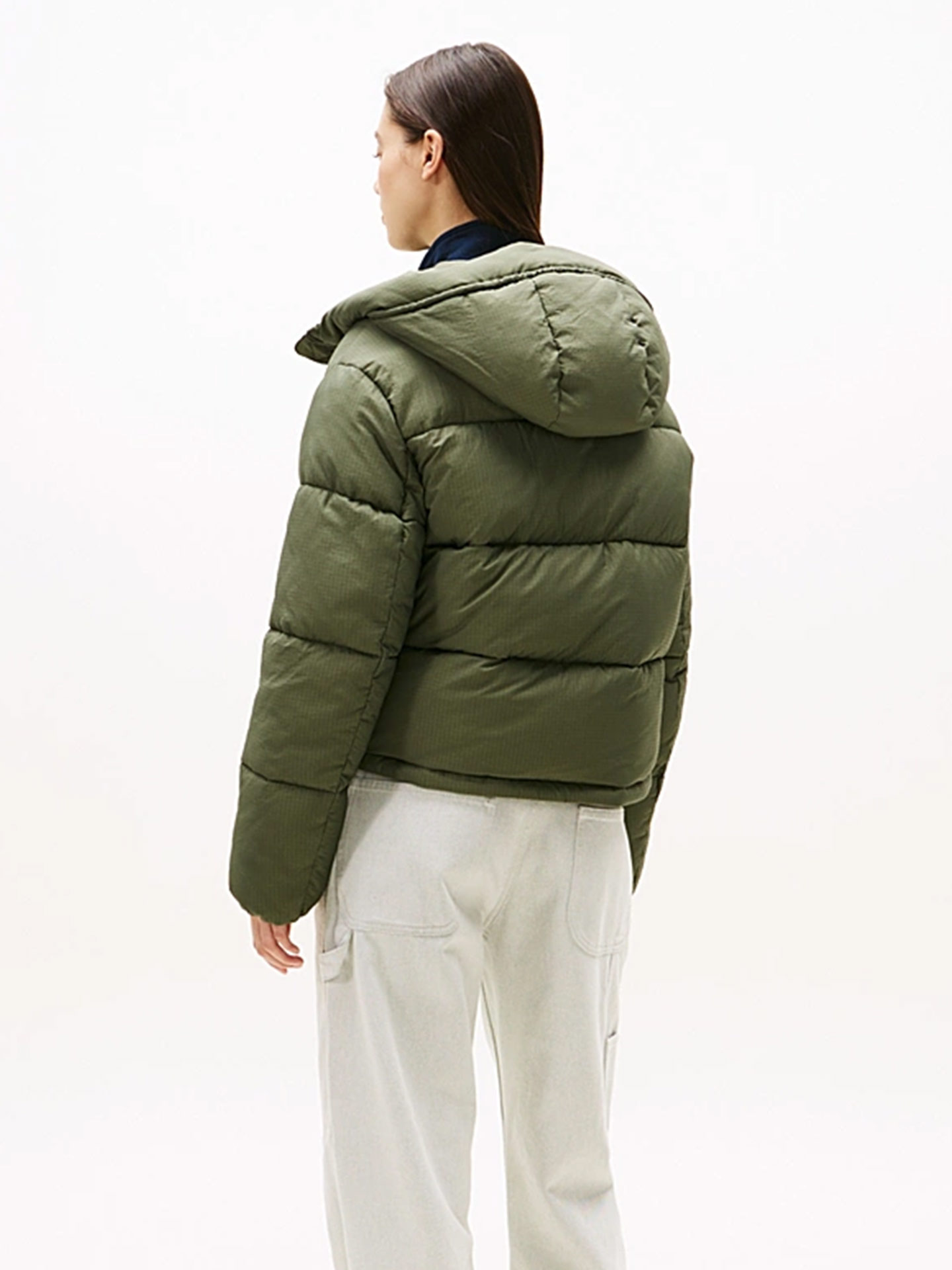 Blusão Acolchoado com Acabamento Impermeável