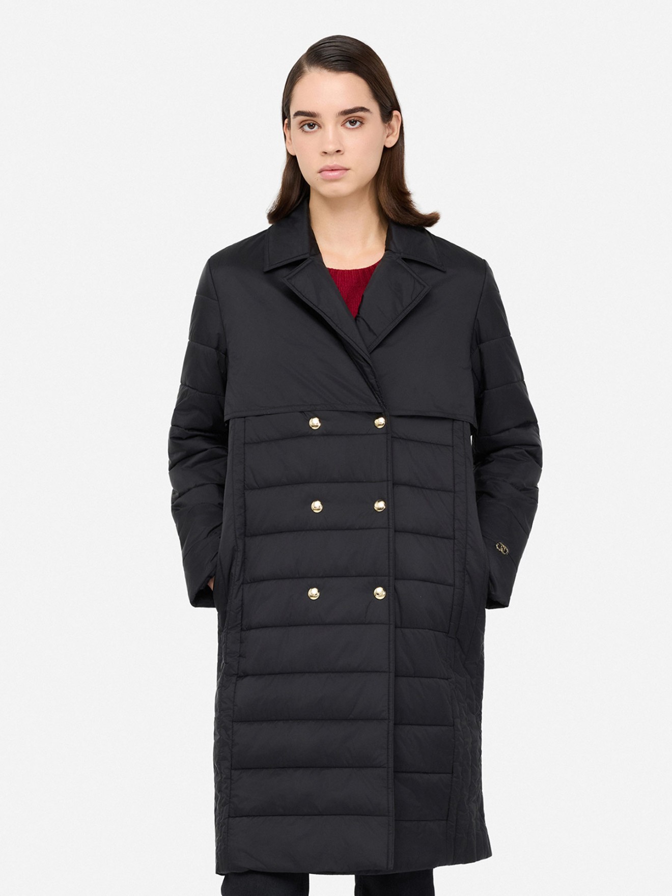 Parka Acolchoada com Cinto