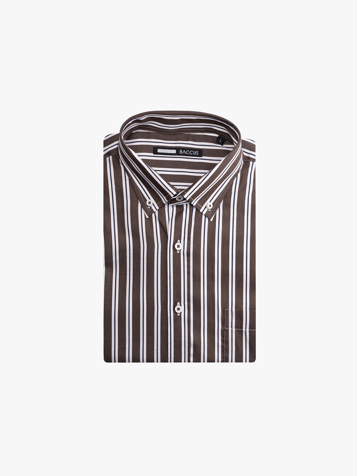 Camisa com Padrão de Riscas