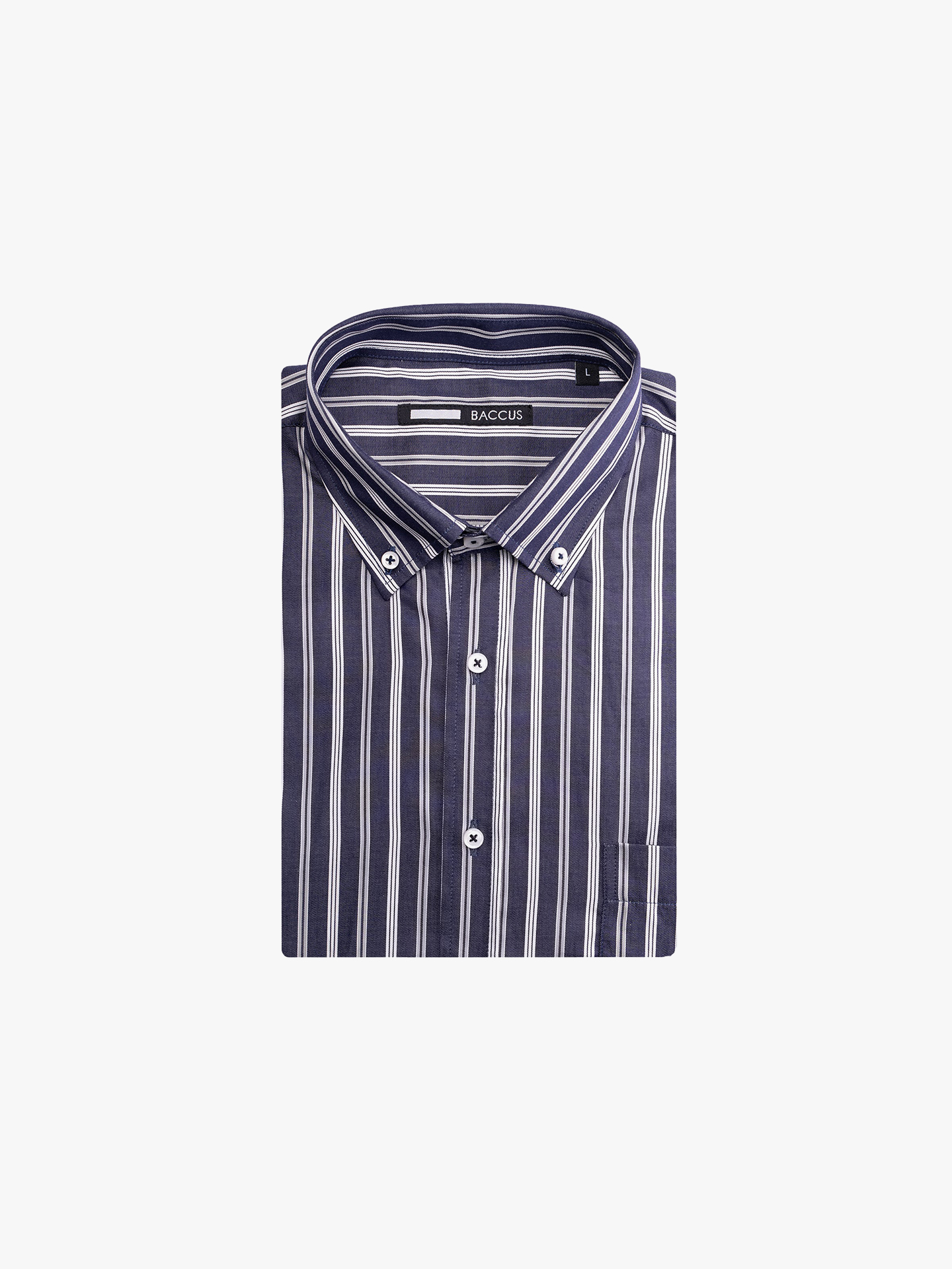 Camisa com Padrão de Riscas