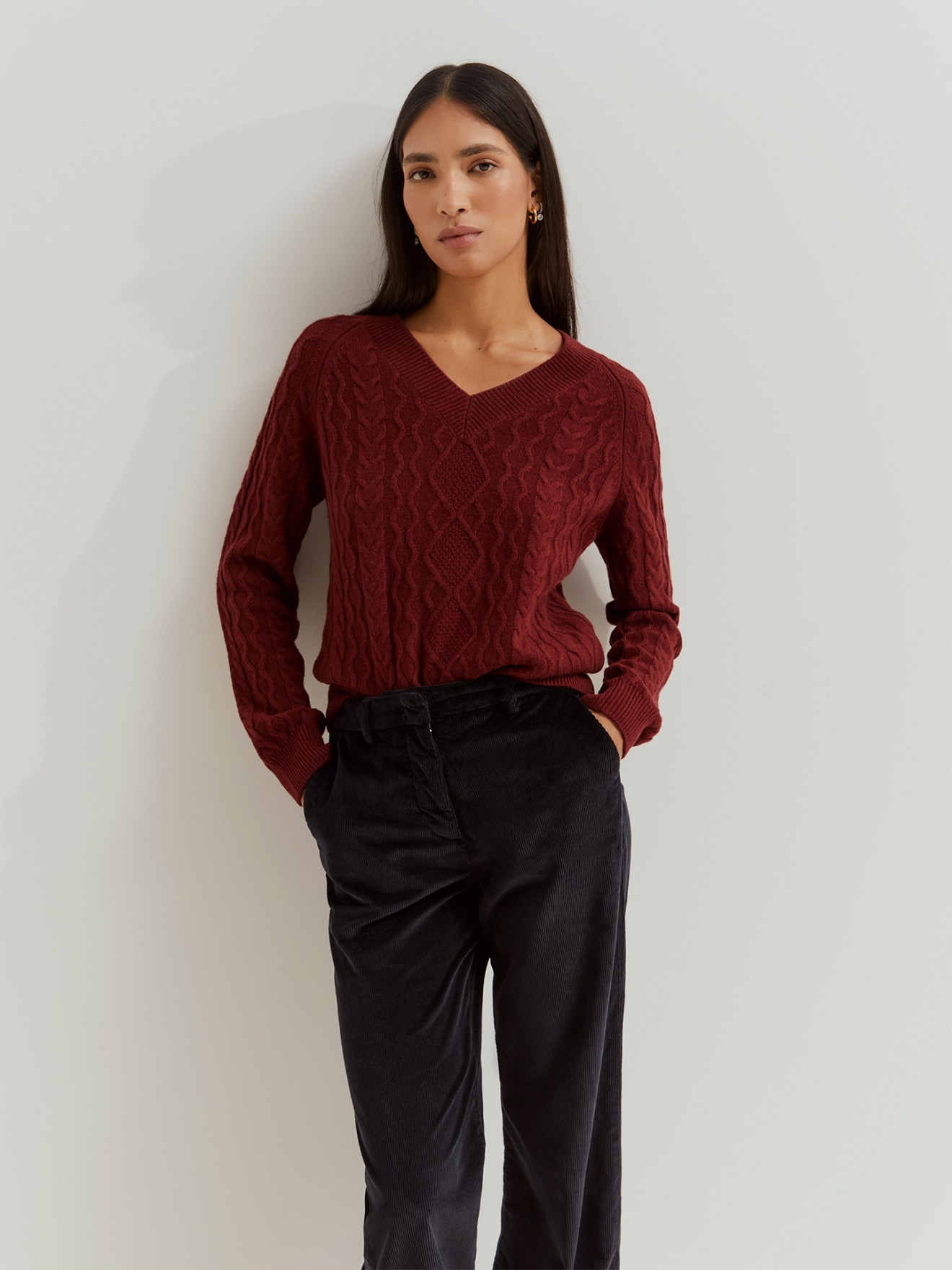 Calas de Bombazina Wide Leg